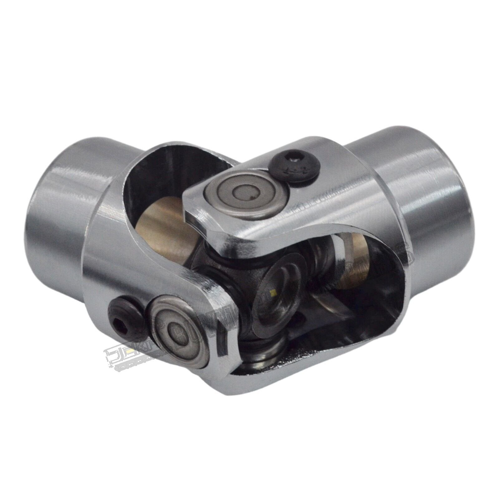 BUYMACHINERYPARTS 3/4" Round X 3/4" Smooth Round Black Steering Universal Joint Shaft - Single U Joint