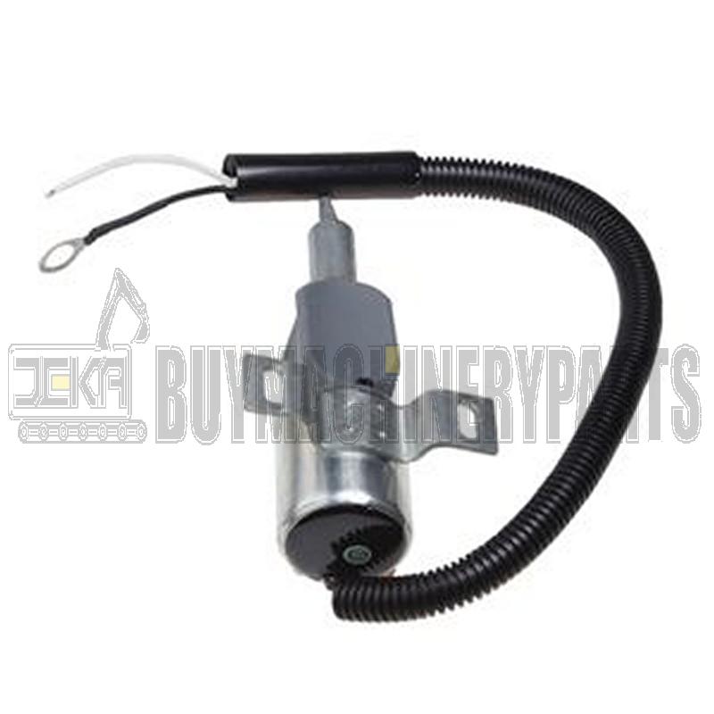 Fuel Shut Off Solenoid 185208 For Isuzu Engine 4JG1-TPA 12V Gehl CTL70 Mustang MTL20 Track Loader