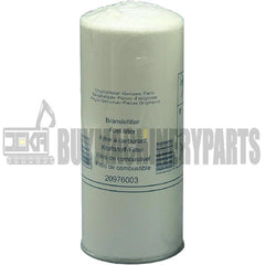 20976003 Fuel Filter Replaces 20972293, 22480372, 20430751, FF5507, BF7943, 33721, P550529, LFF8059, FF42128NN, BF7814 Compatible with Volvo VNL 760 860 Truck VE D12D D13 Engine (Pack of 1)