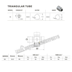 New 36 46" Tractor PTO Shaft Driveshaft for 1-3/8" x 6 Spline Both Ends Series 5