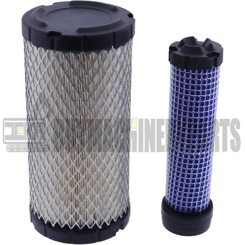Air Filter Kit 6673752 6673753 Compatible for Bobcat 319 320 321 322 323 324 418 E08 E10 E14 E16 E17 E19 E20 E25 E26 Replacement