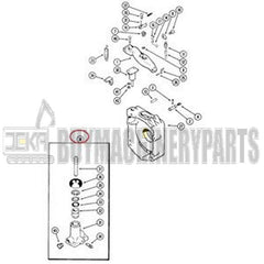 Slave Brake Cylinder A168473 for CASE Backhoe Loader 480D 480LL 580D 580E 580G 580SD 580SE Forklift 584D 585D 586D