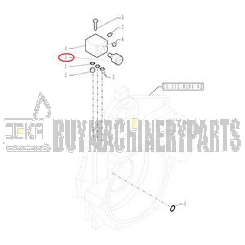 Solenoid 87701329 for New Holland Loader B90B B95B B95C B110B