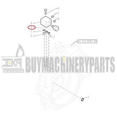 Solenoid 87701329 for New Holland Loader B90B B95B B95C B110B