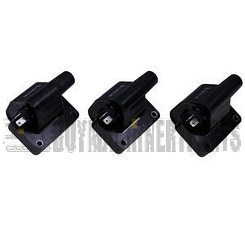 3 PCS OEM Ignition Coil MIA11721 for Yanmar Engine 3TNV70 John Deere Gator Utility Vehicle XUV UV72 4X4 XUV825i