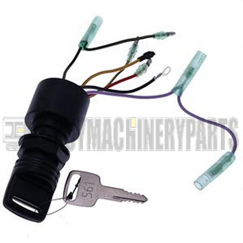 Outboard Ignition Switch Push to Choke Off/Run/Start for Sierra MP51090
