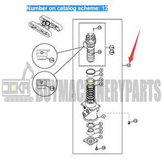 Rotary Manifold Center Joint 9107265 for John Deere Excavator 160LC 230LC 270LC 370C 490E