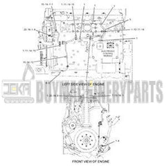 Harness Assembly 219-7461 for Caterpillar Engine C11 C13 Excavator CAT 345C 345D 349D