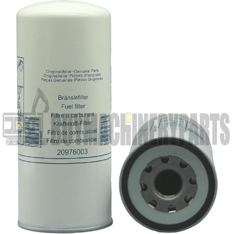 20976003 Fuel Filter Replaces 20972293, 22480372, 20430751, FF5507, BF7943, 33721, P550529, LFF8059, FF42128NN, BF7814 Compatible with Volvo VNL 760 860 Truck VE D12D D13 Engine (Pack of 1)
