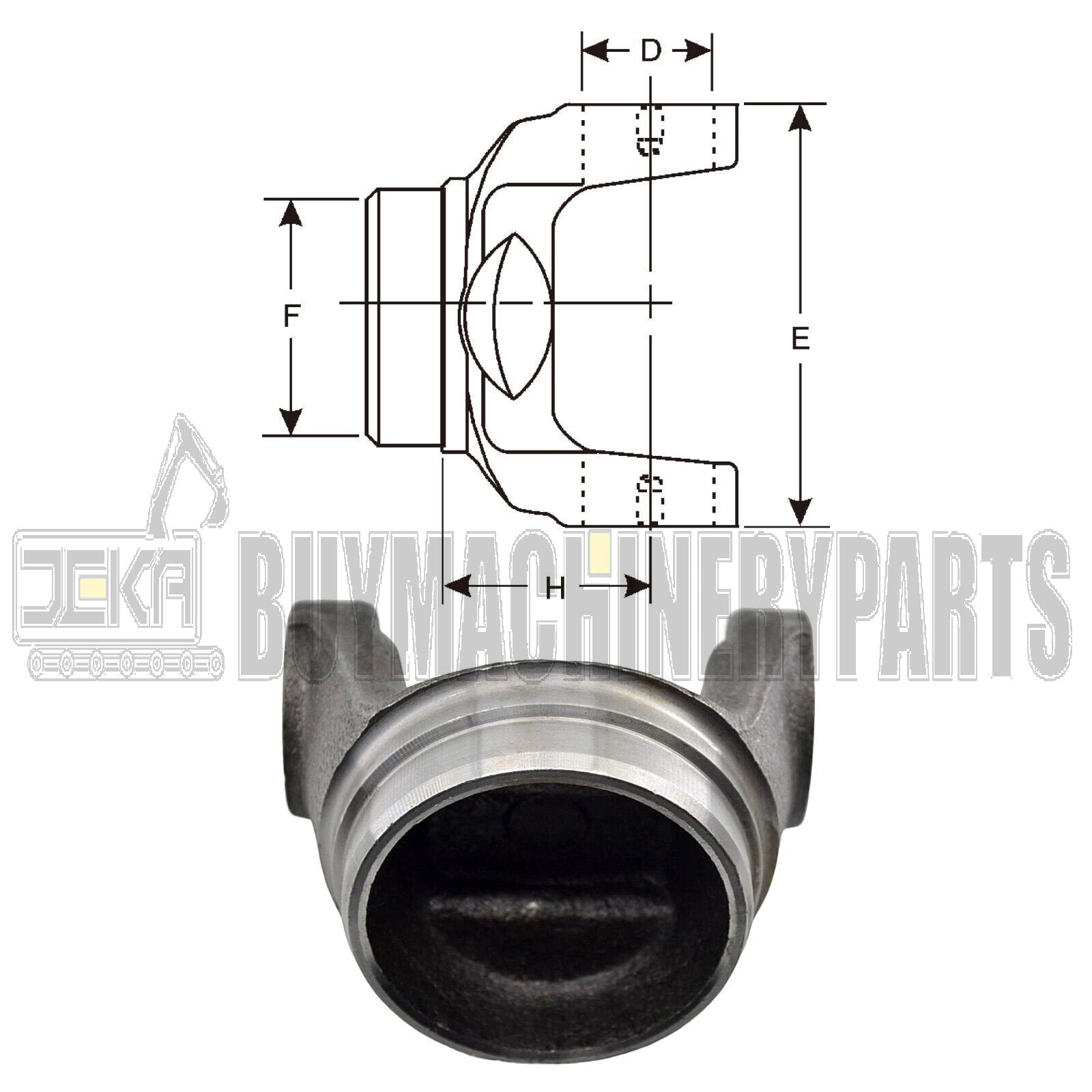 3-28-57 Drive Shaft Tube Weld Yoke For 1350 Series 3-28-115 NEW US
