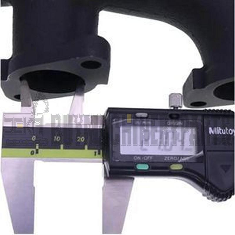 Exhaust Manifold 5001306 With Gasket 5001262 for Kubota Engine D1105 D1105-E4B Cushman Truckster Haulster Sprayte