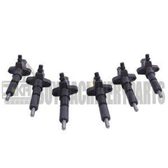 6 PCS Fuel Injector 1153002892 1-15300289-2 for Isuzu Engine 6SD1 Hitachi Excavator EX300-2 EX300-3 EX300-3C