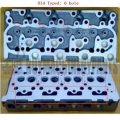Engine V2003 V2203 V2403 Complete Cylinder Head With Full Gasket Kit for Kubota