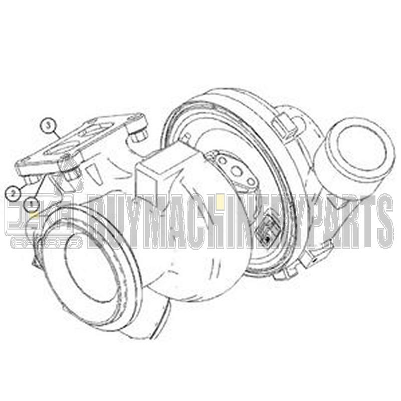 Turbocharger 528-1450 for Caterpillar CAT Engine C9.3 C9.3B Excavator 336 345 GC E336 E340