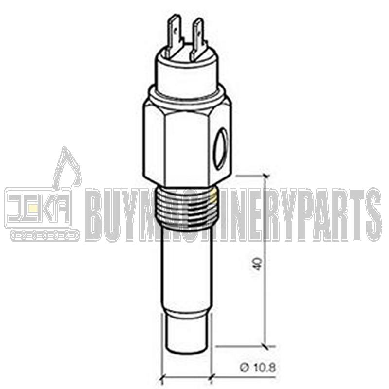 Temperature Sensor With Warning Contact 323-803-001-008D 323803001008D for VDO