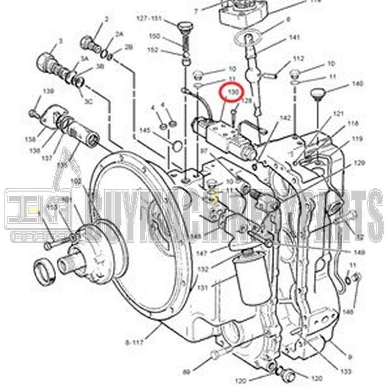 Solenoid Valve 142-1468 for Caterpillar CAT Backhoe Loader 416C 420D 424D 426C 428C 430D 436C 438C