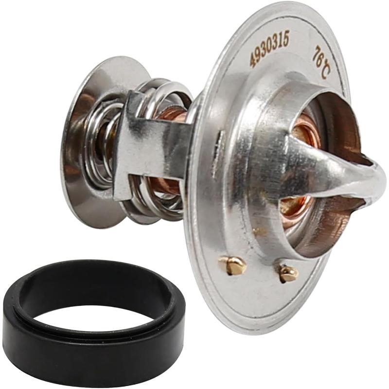 Thermostat Kit 3920336 3923331 3917324 Replacement for Cummins Engine 1989-1993 6BTA 6BT 6B 4BTA 4BT 4B 3.9L 5.9L JCB Tractor 3170-80 3170-65 3170