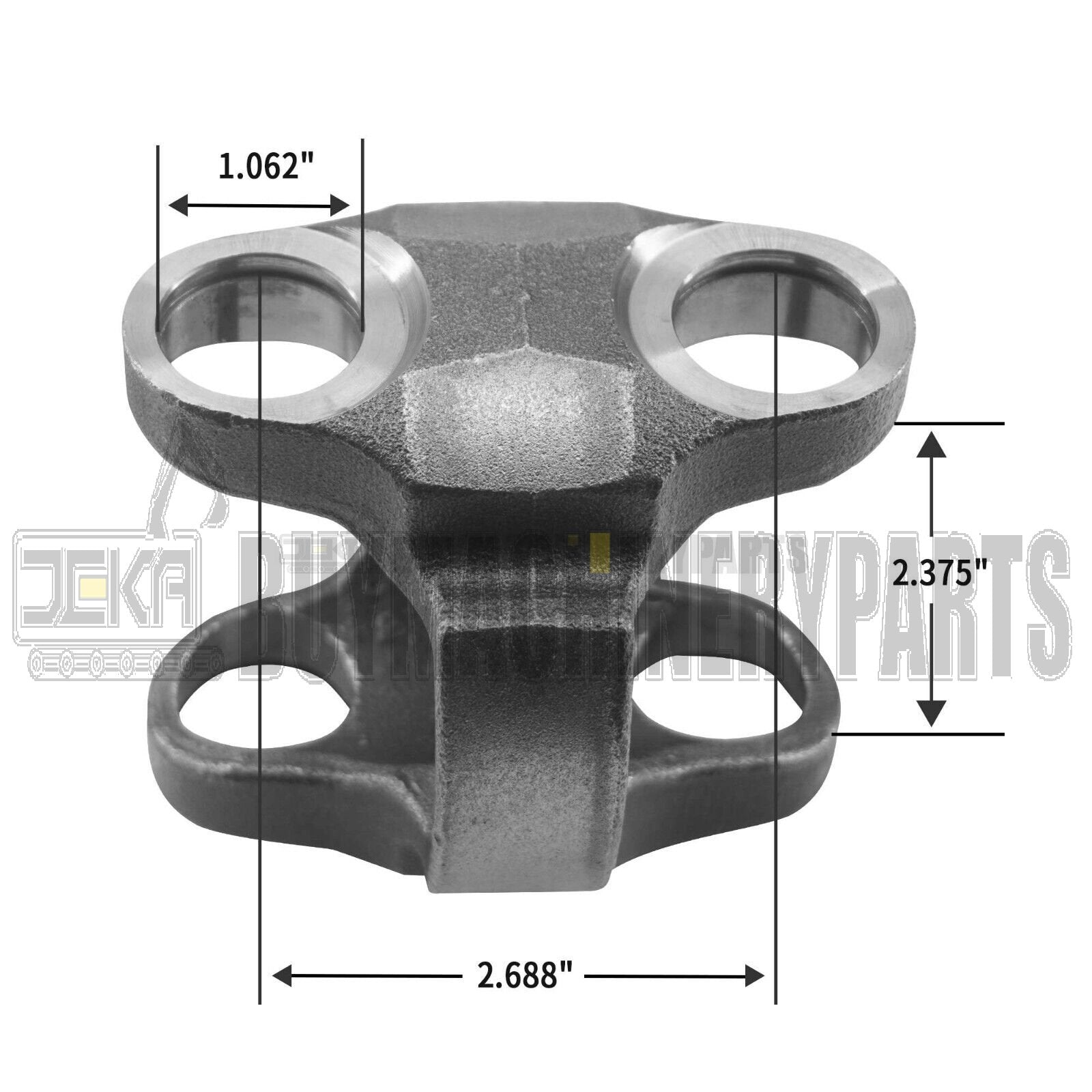 Driveshaft Double Cardan CV H Yoke 2-26-497 Center Yoke Fits 1310 Series