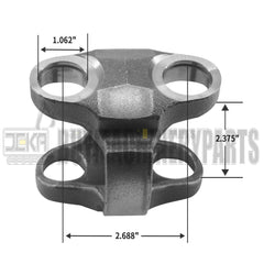 Driveshaft Double Cardan CV H Yoke 2-26-497 Center Yoke Fits 1310 Series