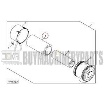 Outer Air Filter AH222225 for John Deere 6068 6090 Engine 9470 9570 9670 9770 9870 606SH 608SH 7660 7760