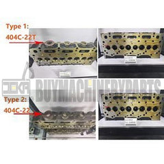 404C-22 404C-22T Complete Cylinder Head with Valves TPN488 for Perkins Engine