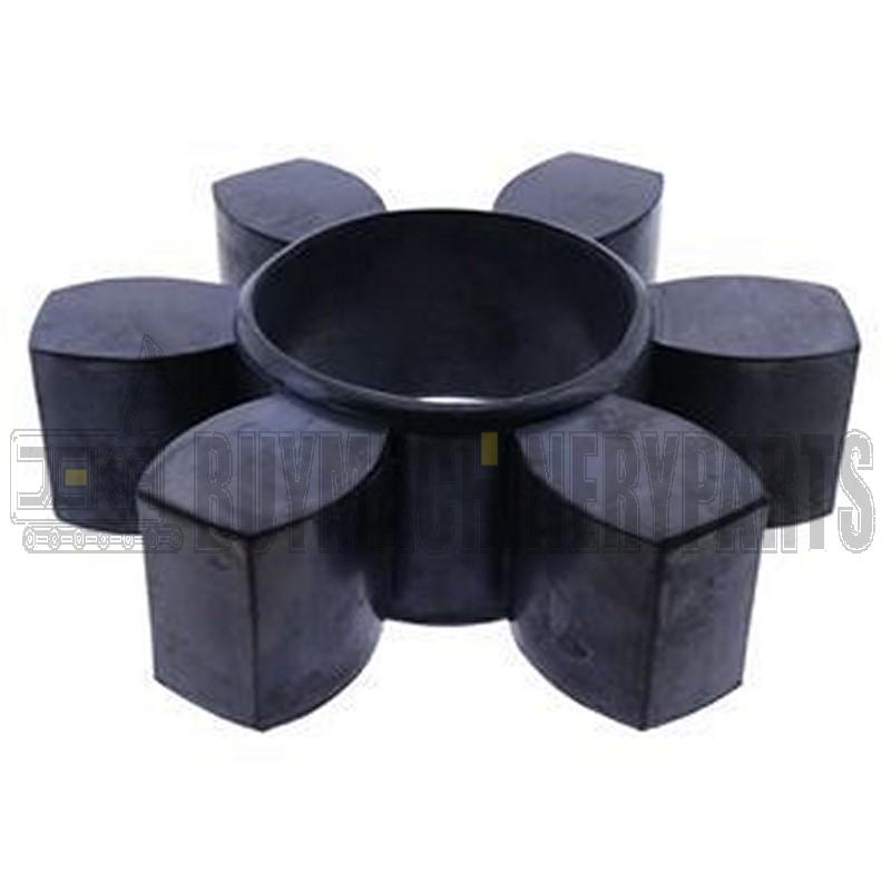 Air Compressor Spare Parts Flexible Rubber Spiders Shaft Coupling Elastic Block HRC150 for Fusheng