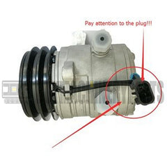 Seltec TM-08 Air Conditioning Compressor 6733655 for Bobcat Skid Steer Loader 773 863 864 873 883 963