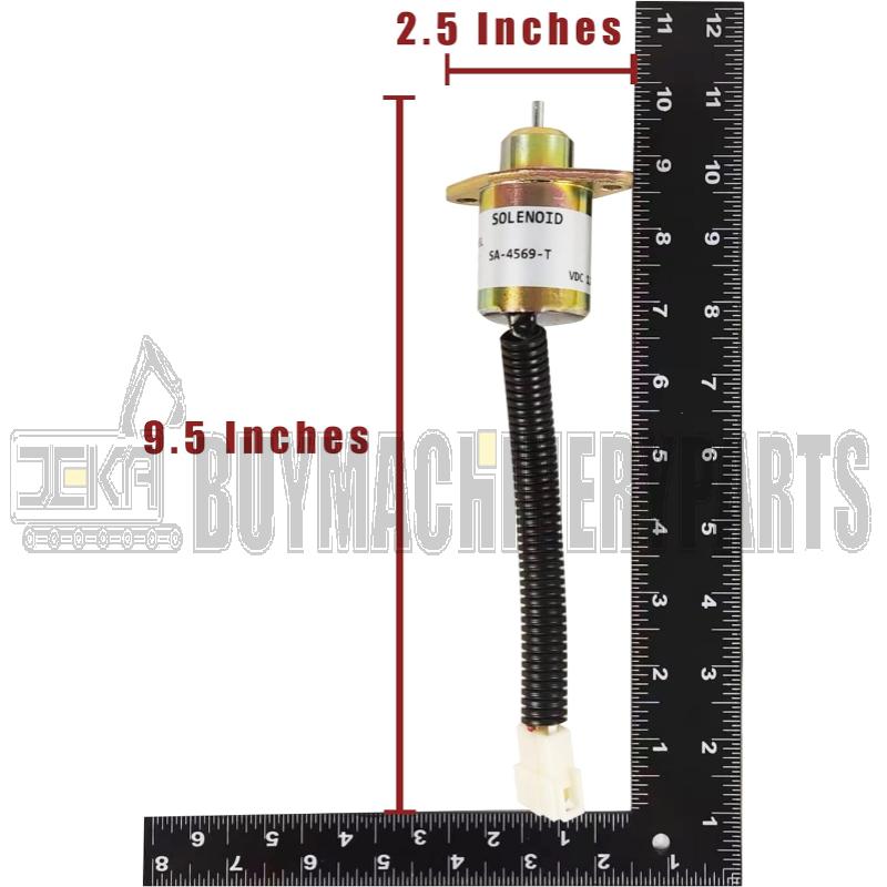 SA-4569-T Fuel Shut Off Solenoid 1503ES-12A5UC5S 17454-60010 1503ES-1, Fuel Shutdown Solenoid Fit for Kubota BX22D F2560E F3060 V1505T