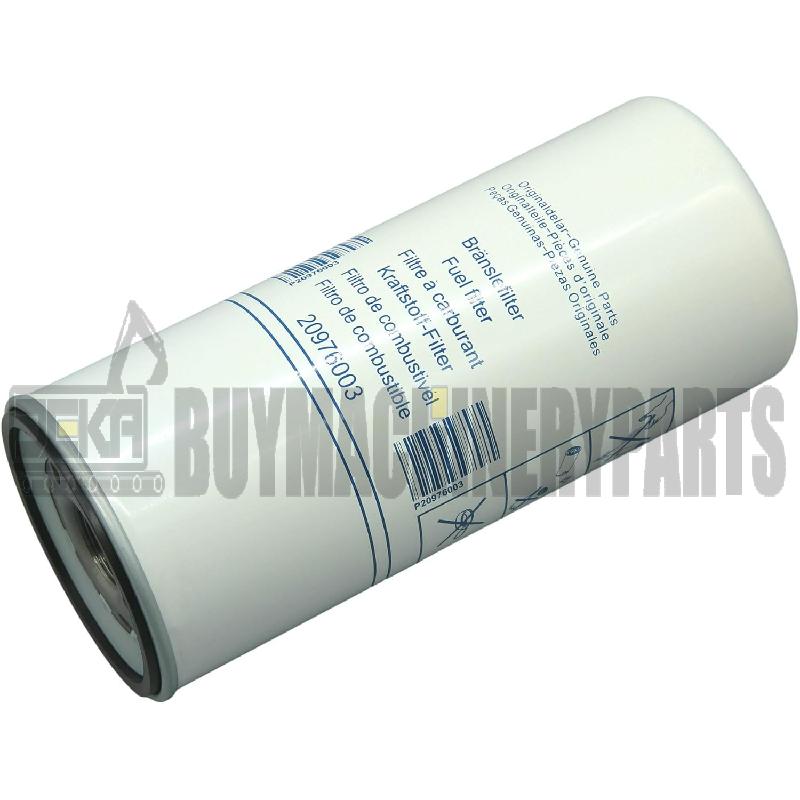 20976003 Fuel Filter Replaces 20972293, 22480372, 20430751, FF5507, BF7943, 33721, P550529, LFF8059, FF42128NN, BF7814 Compatible with Volvo VNL 760 860 Truck VE D12D D13 Engine (Pack of 1)