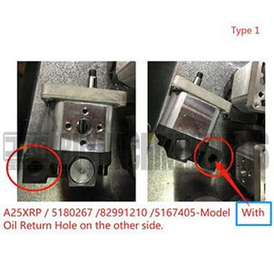 Hydraulic Steering Pump 11 CC 82991210 for Case Tractor JX100U JX70U JX90U JX80U