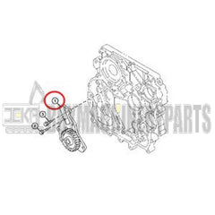Oil Pump 8981451531 for Isuzu Engine 4JJ1 John Deere Excavator 135G 135D