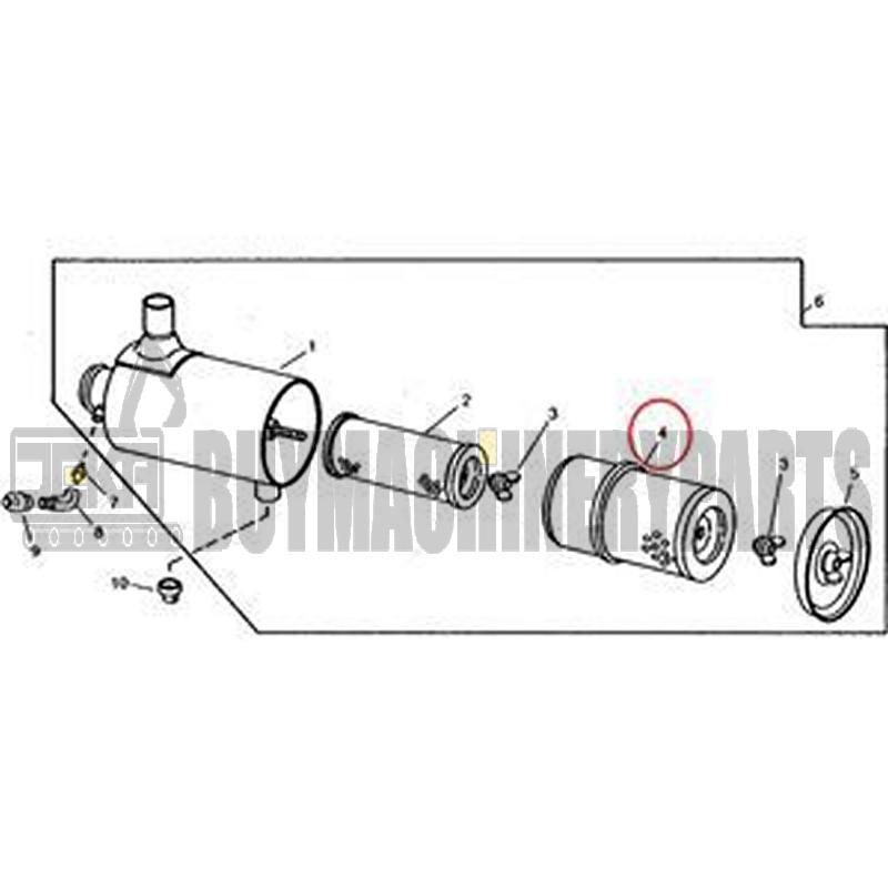 Air Filter Element AR84228 for John Deere Tractor 2640 301A 401B 401D 1020 1120 1030