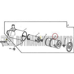 Air Filter Element AR84228 for John Deere Tractor 2640 301A 401B 401D 1020 1120 1030