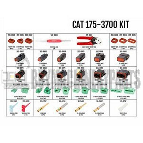 Electrical Connector Kit 175-3700 With CP-463 Crimp Tool for Caterpill ...