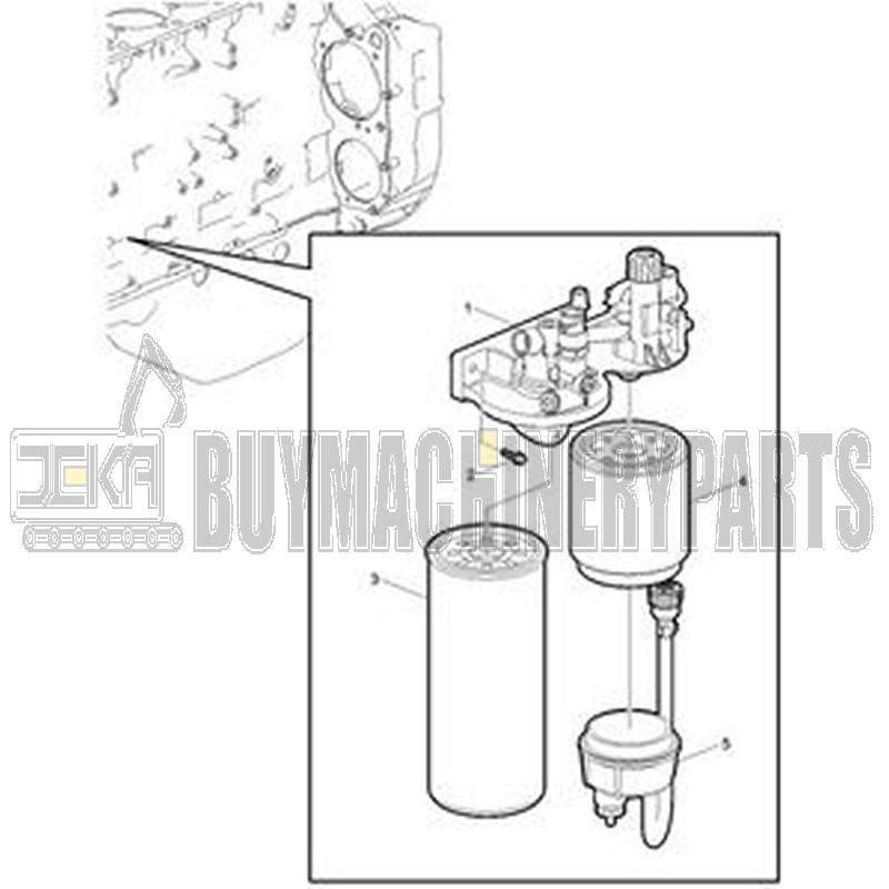 Fuel Filter Housing 21870635 for Volvo Truck B13R PREVH