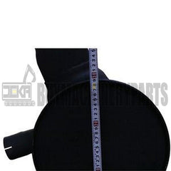 Muffler 6754-11-5310 with Clamp and 2Pcs U-Bolt for Komatsu Engine 6D107E Excavator PC200-8 PC220-8 PC240-8 PC200LC-8 PC210-8K PC210LC-8 PC230NHD8