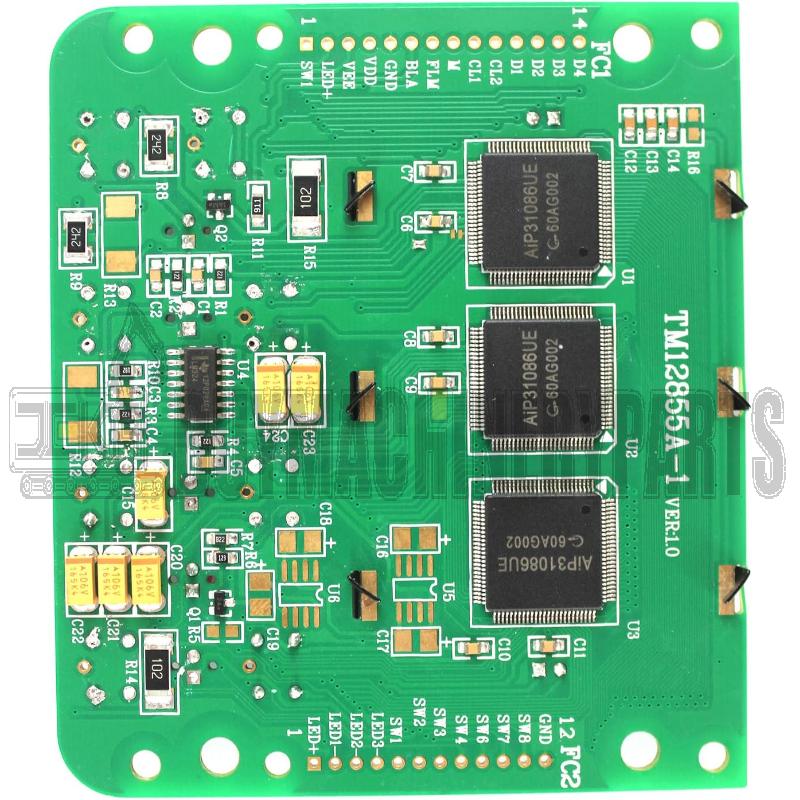 LCD SK200-6 Monitor Display Panel YN59E00002F1 Cluster Gauge LCD for Kobelco SK-6 SK200-6 Excavator Display Panel Gauge Cluster Parts