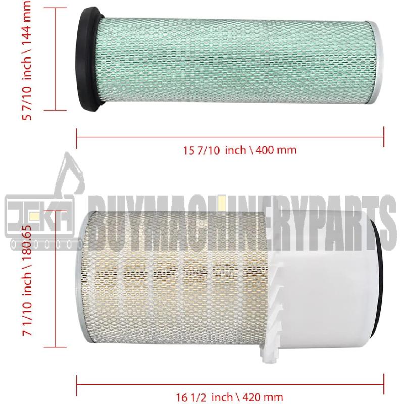 E211-2103 E211-2104 Air Filter Compatible with Hyundai 33HDLL 39HDRB