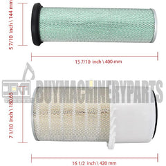 E211-2103 E211-2104 Air Filter Compatible with Hyundai 33HDLL 39HDRB