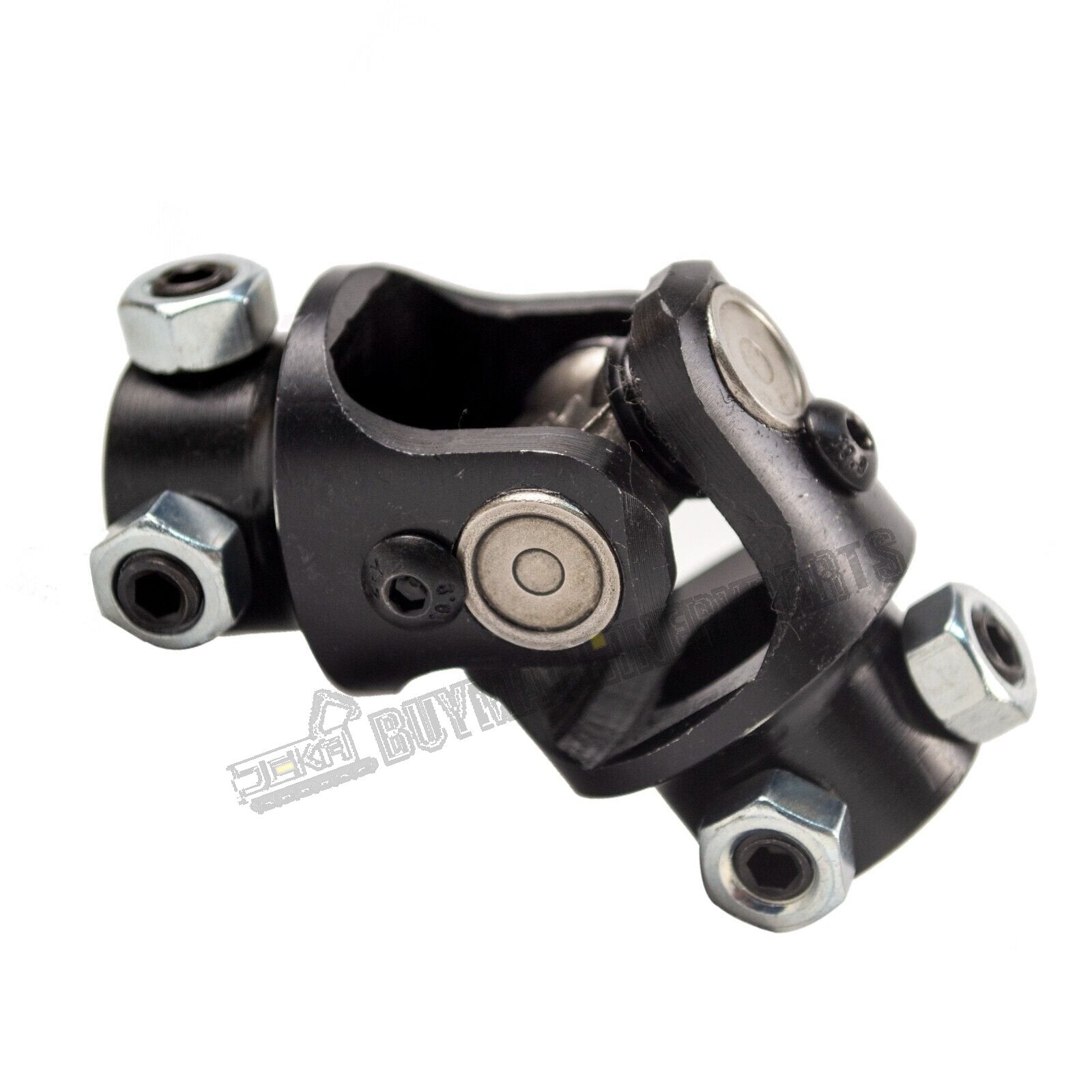 3/4" DD X 3/4" DD Universal Steering U Joint Single Shaft Coupler Black US NEW