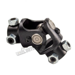 3/4" DD X 3/4" DD Universal Steering U Joint Single Shaft Coupler Black US NEW
