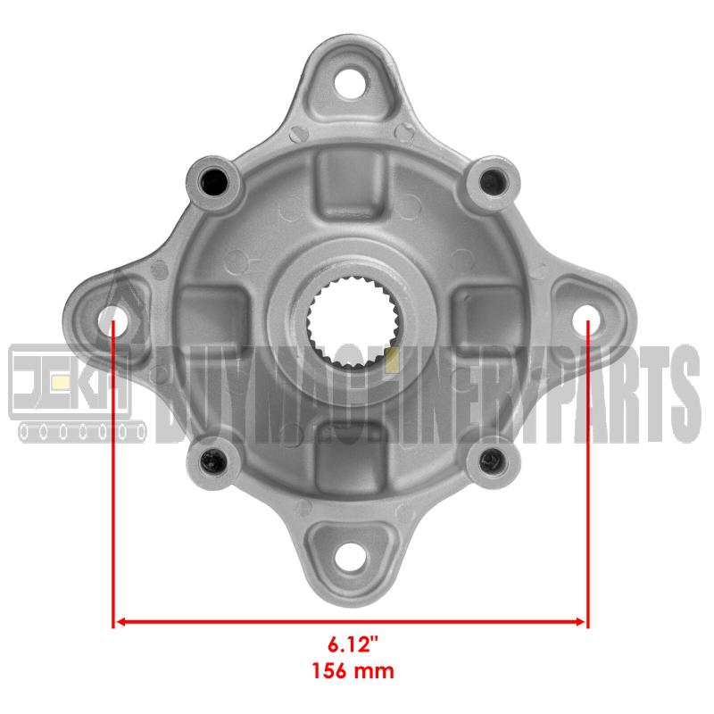 Rear Wheel Hub w/ Bearing Bolt For Polaris RZR 800 EFI / RZR S 4 800 2008 - 2014
