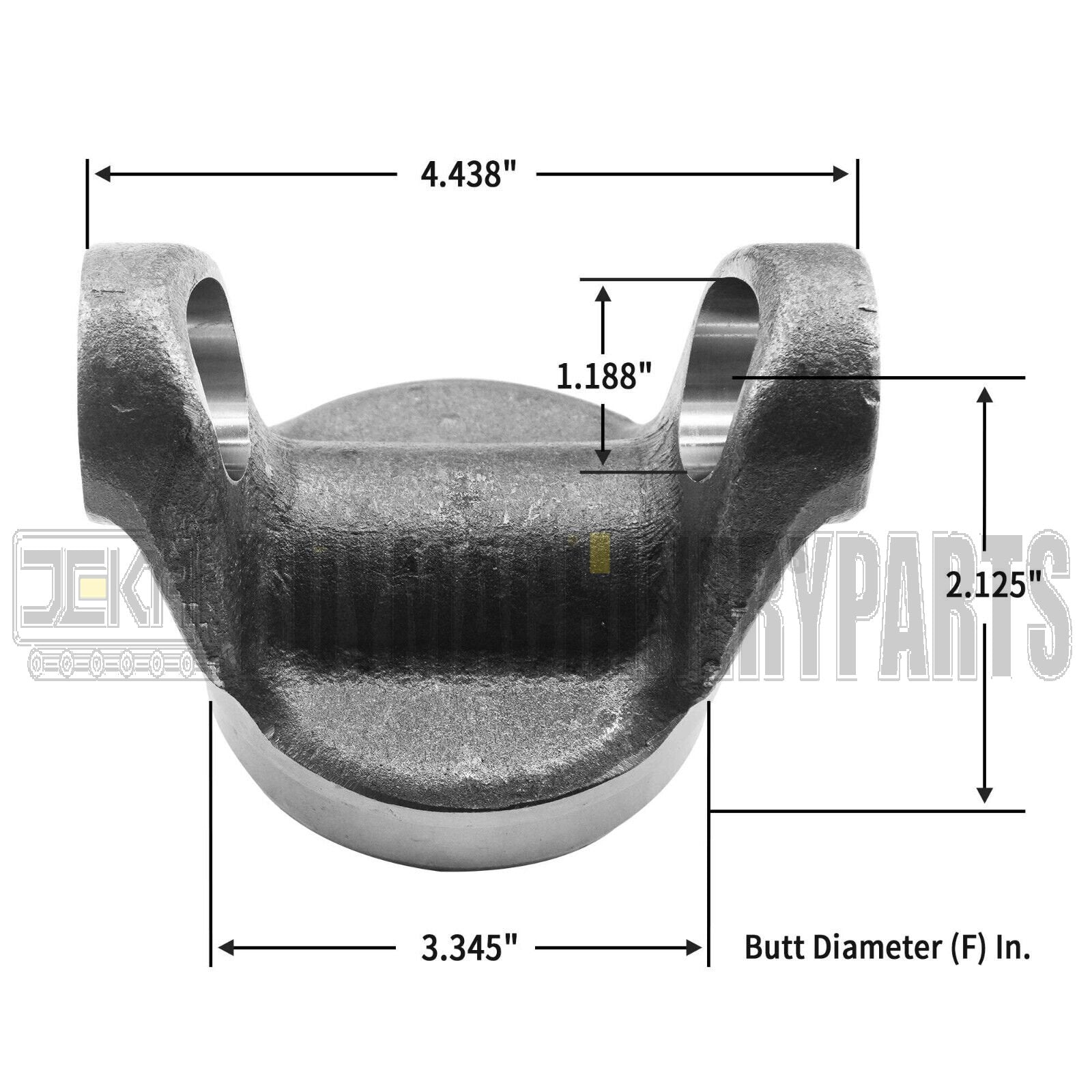 Driveshaft 3-28-557 Weld Yoke 1410 Series Tube Yoke Fits 3.5" x 0.083" Wall Tube