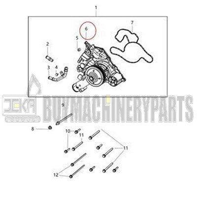 Engine Cooling Water Pump 68346912AA 68274051AB for Chrysler 5.7L Hemi Dodge Ram 1500 2500 3500 Truck