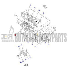 Fuel Injection Pump YM729612-51380 for Komatsu Engine 4D84E-3C