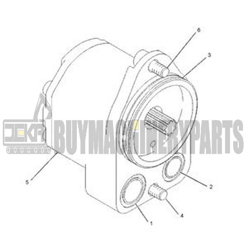 10T Gear Pump 177-2577 for Caterpillar CAT Excavator 330C 345B II W345B II