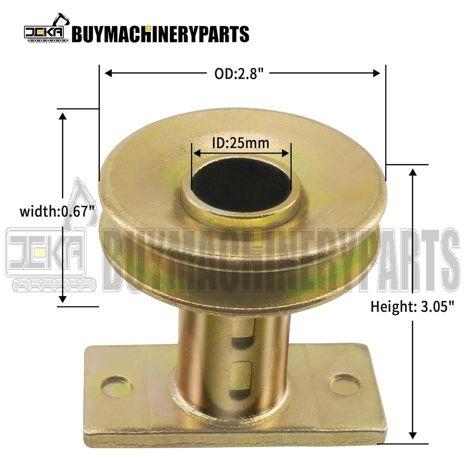 687-02528 Lawn Mower Blade Adapter with Pulley Compatible with MTD Gold Pro Yard-Man Troy-Bilt TB230 240 260 TB280ES Tractor (25mm)