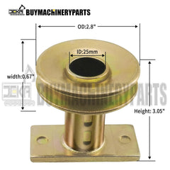 687-02528 Lawn Mower Blade Adapter with Pulley Compatible with MTD Gold Pro Yard-Man Troy-Bilt TB230 240 260 TB280ES Tractor (25mm)