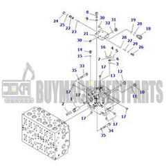 Relief Valve 723-40-72700 for Komatsu PC400-7 PC400LC-7 Excavator