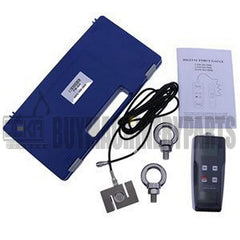FM-204-1000K 9800N 1000kgf 2200Lbf Digital Force Gauge Push Pull Gauge Dynamometer with External Load Cell Sensor Peak Track Mode 0.5% Accuracy